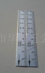 立式双刻度新标尺